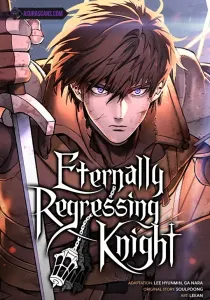 Eternally Regressing Knight Manhwa cover